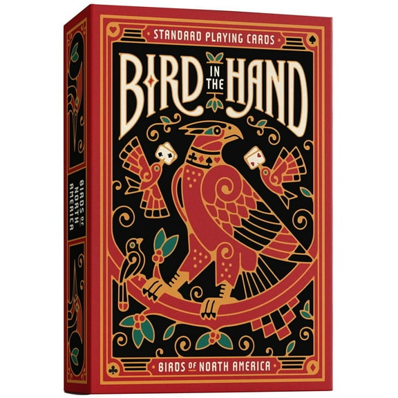 Bird in The Hand Themed Playing Cards | 54 Pieces of Stunning Custom Art | Unique Bird on Every Card in The Deck