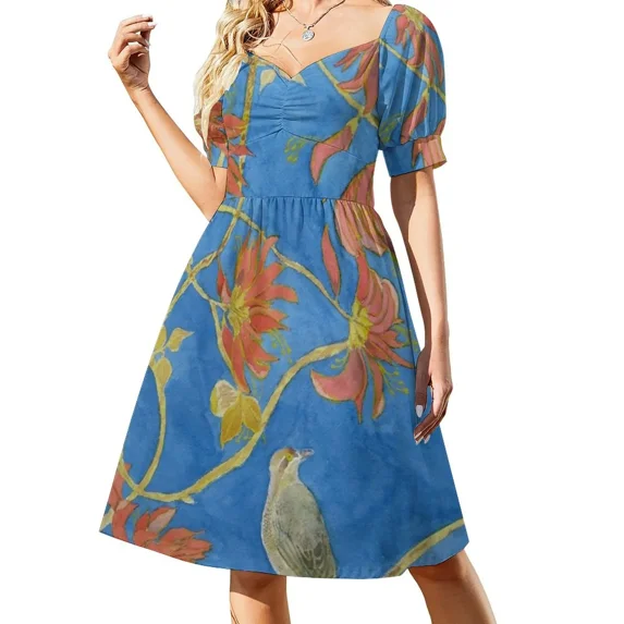 Bird in Tree Sleeveless Dress women's evening dresses sexy short dresses daring