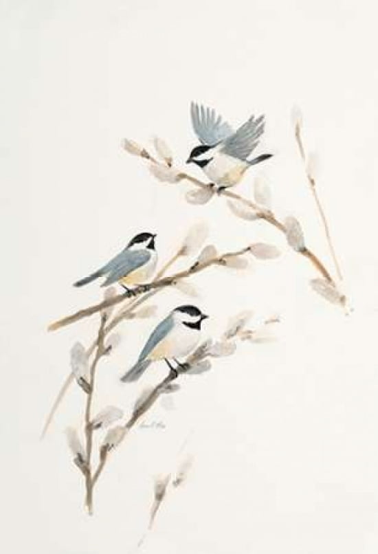 Bird in White Canvas Art - Arnie FISK (20 x 28)
