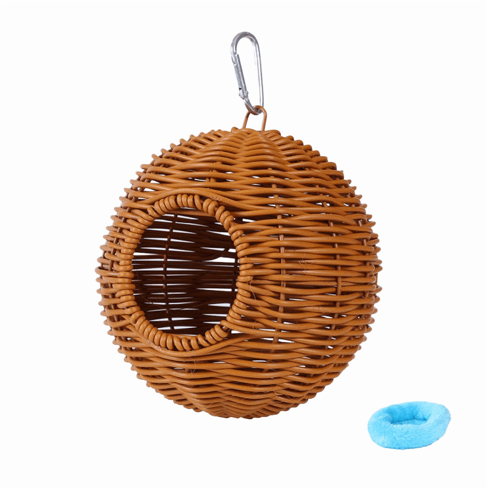 Curated visual reference: Bird Nest Imitative Rattan Parrot Cage Bird Cage Accessories Suitable Photo Inspiration