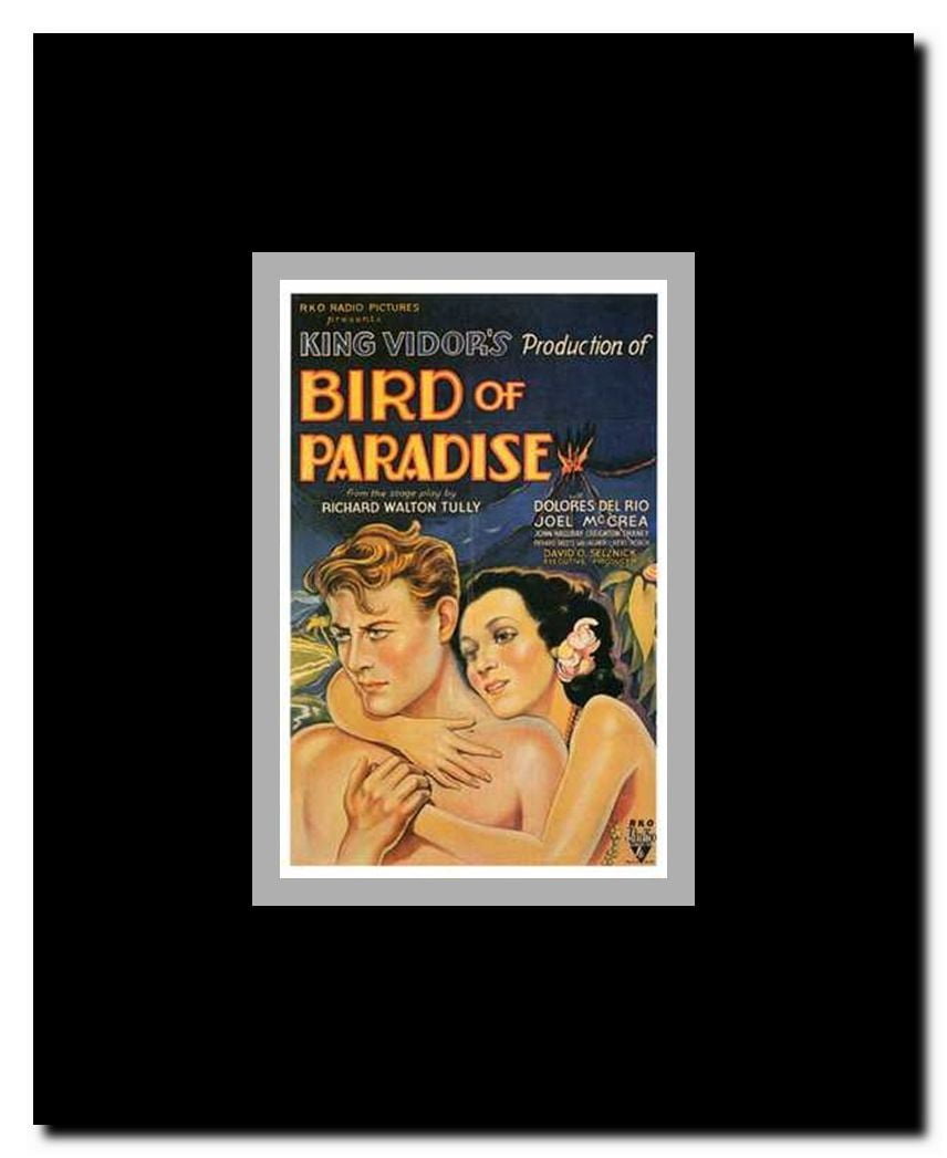 Bird of Paradise Framed Movie Poster