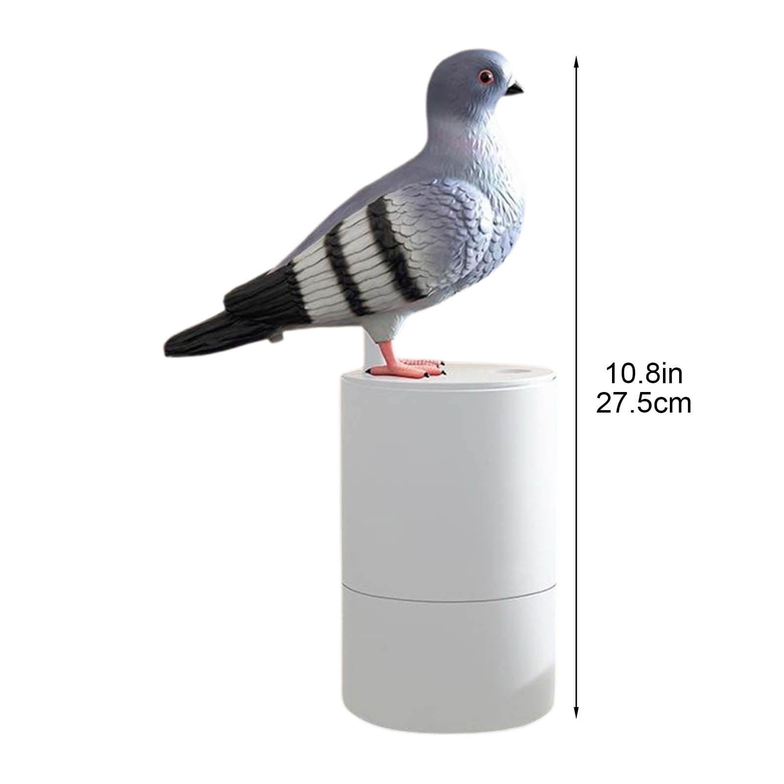 Bird of Peace Foam Soap Dispenser - Funny Pigeon Poop Induction Hand Washer Automatic Soap Dispenser for Kitchen & Bathroom(Gray)