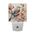 thumbnail image 1 of Bird on Flowers Trees Night Light LED Dusk to Dawn Auto Sensor Night Lamp Plug-in Nightlight for Bedroom Hallway Kitchen 2 PCs, 1 of 7
