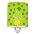 thumbnail image 1 of Bird on Green Polkadots Ceramic Night Light, 1 of 1
