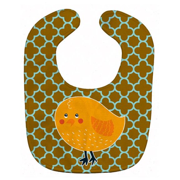 Bird on Quatrfoil Baby Bib