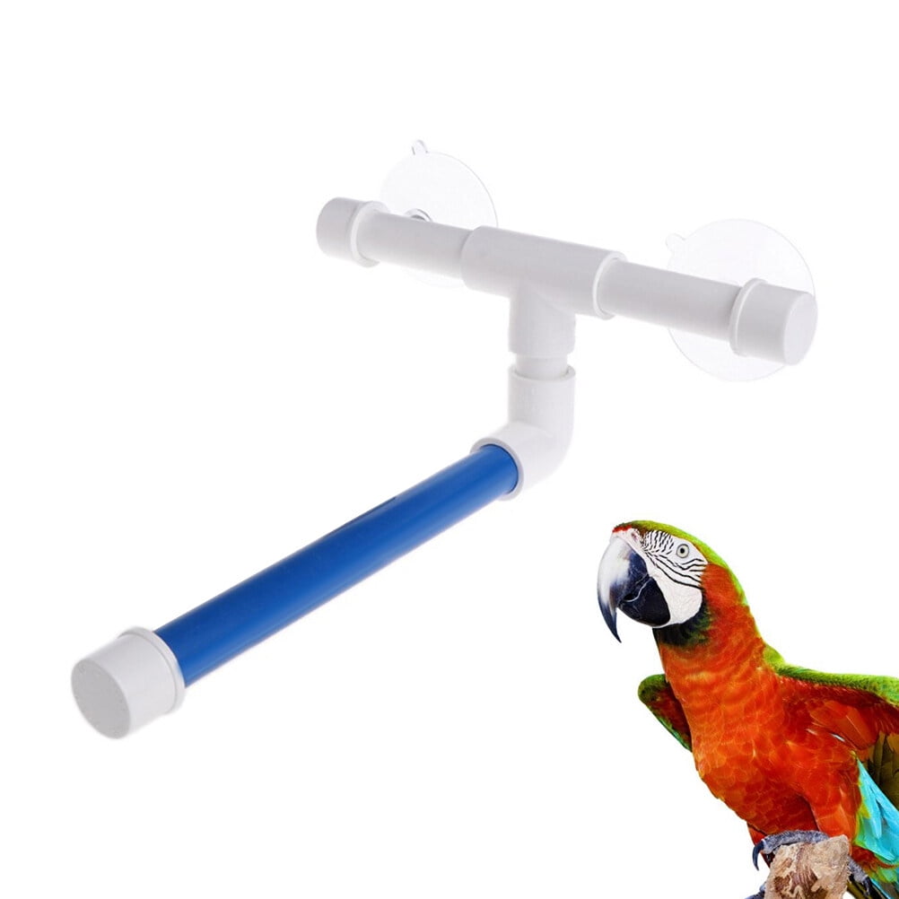 Bird perches Portable Bird Parrot Perches Suction Cup Shower Perch