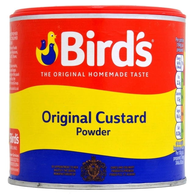 BIRDS Vanilla Custard Powder, Low Fat, 8.8 oz