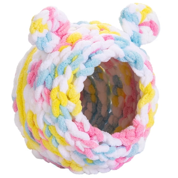 Bird's Nest, Breeding Room Parrot Nesting with Cockcomb, Lovebird, Canary, Sparrow, Cute Ear Design Bird's Nest (Multi-Colored)