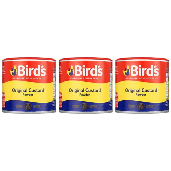 Bird's Original Instant Custard GGA1 Powder 250g - Classic British Dessert Mix, Just Add Water, Creamy & Delicious (Pack of 3)