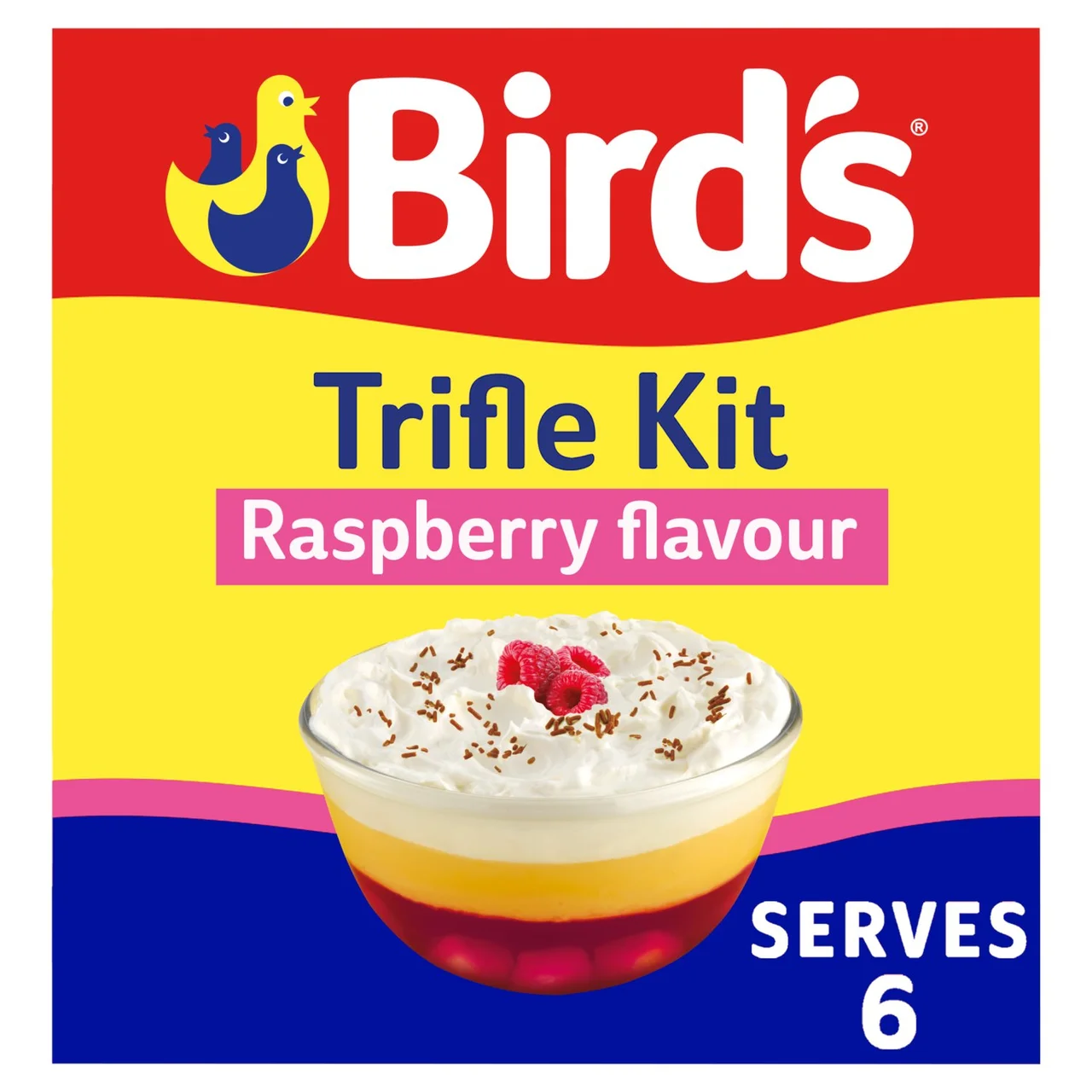 Bird's Ready To Make Raspberry Trifle Dessert Kit - Iconic British ...