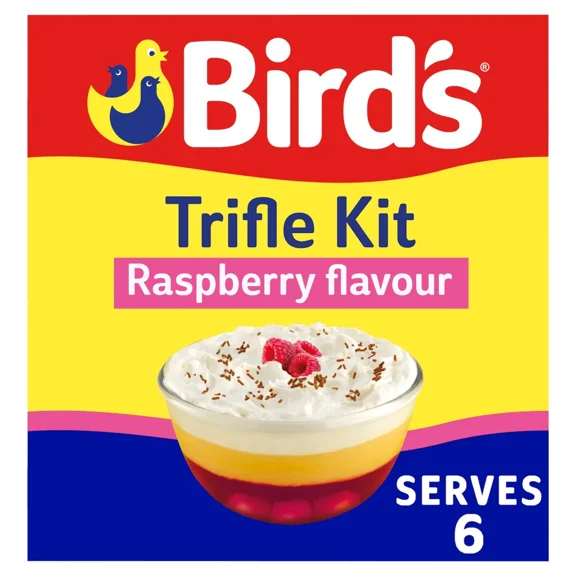 Bird's Ready To Make Raspberry Trifle Dessert Kit - Iconic British Dessert