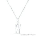 thumbnail image 1 of Bird w/ Outstretched Wing Animal Charm Pendant & Chain Necklace in .925 Sterling Silver, 1 of 1