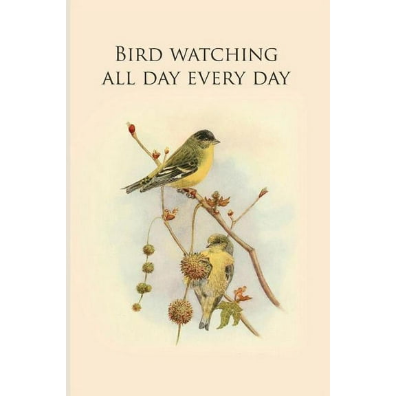 Bird watching all day every day: Gifts For Birdwatchers - a great logbook, diary or notebook for tracking bird species. 120 pages (Paperback)