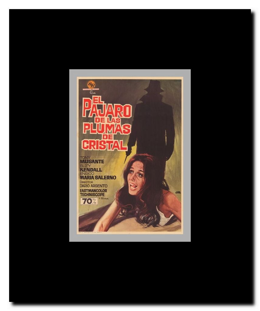 Bird with the Glass Feathers Framed Movie Poster