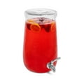 thumbnail image 1 of BirdRock Home 1.5 Gallon Hammered Glass Beverage Dispenser with Lid, 1 of 5