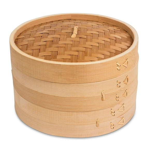 BirdRock Home 10" Bamboo Steamer