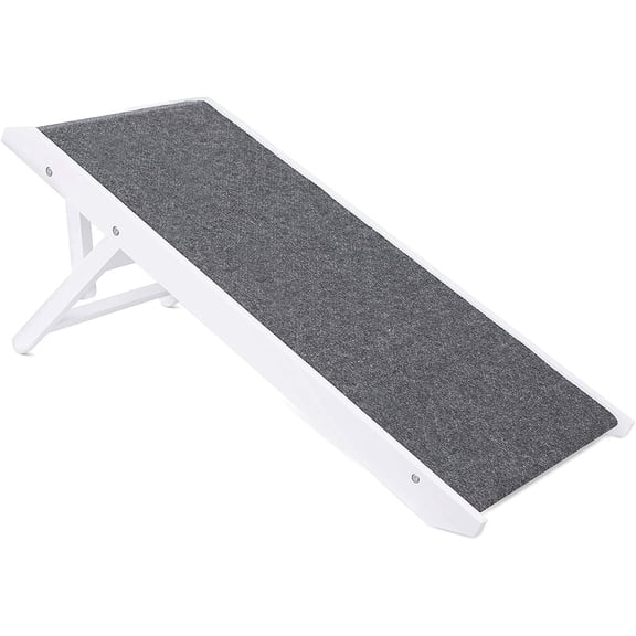BirdRock Home 16" Adjustable Pet Ramp - White