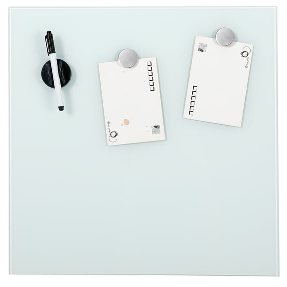 BirdRock Home 2-Pack Magnetic Glass Dry Erase Board for Wall - White