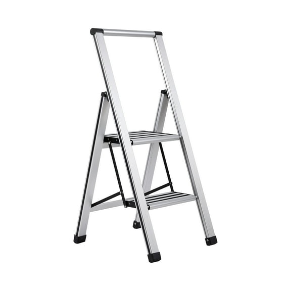 BirdRock Home 2-Step Slim Aluminum Step Ladder