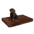 thumbnail image 1 of BirdRock Home 3" Memory Foam Dog Bed - Brown - 34 x 22", 1 of 5
