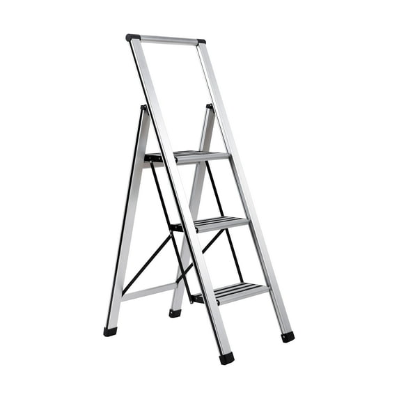 BirdRock Home 3-Step Slim Aluminum Step Ladder