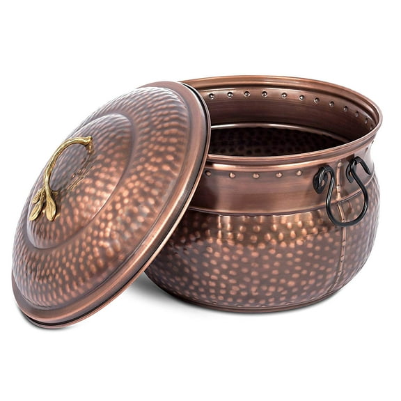 BirdRock Home Garden Water Hose Pot with Lid