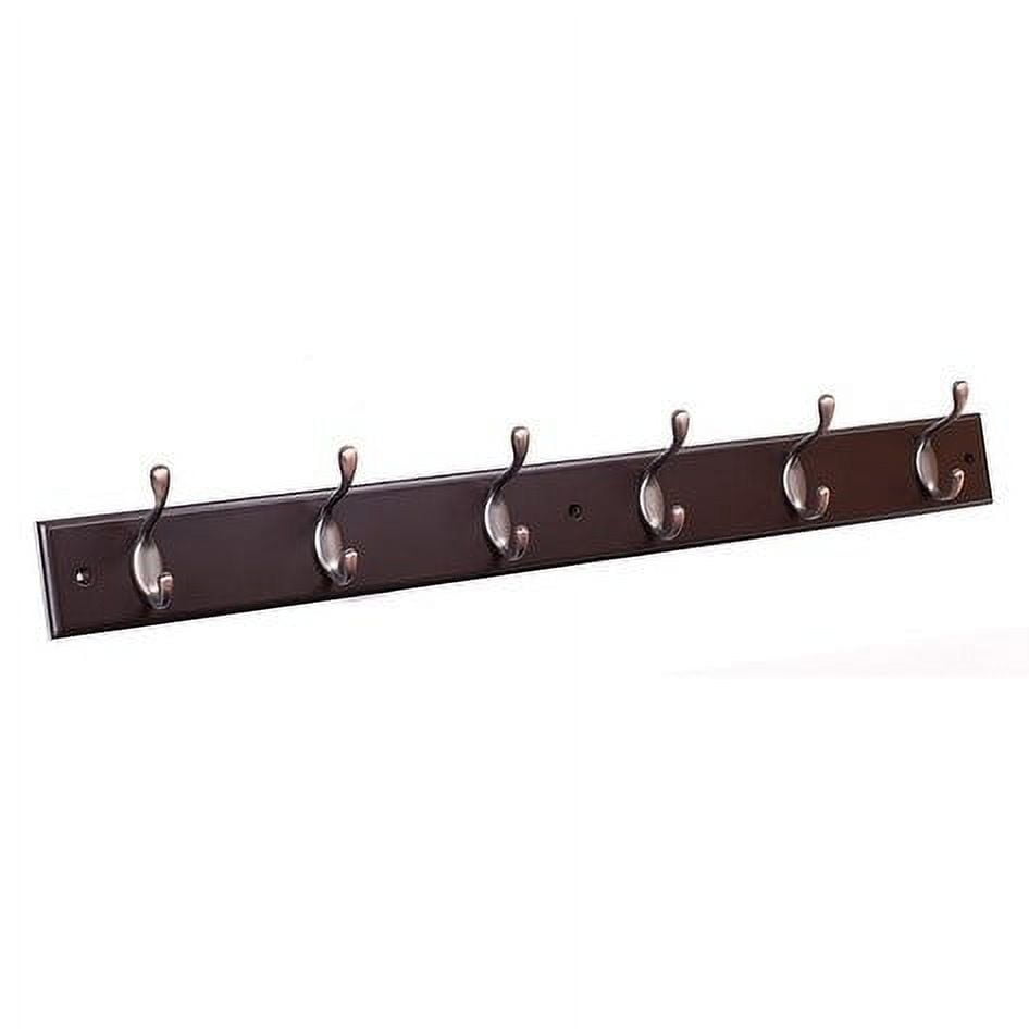 BirdRock Home Wooden Hanging Coat and Hat Rack Hooks 27