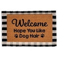 thumbnail image 1 of BirdRock  Home Layered Welcome Mata with Vinyl Backing for Door Entryway, 1 of 9