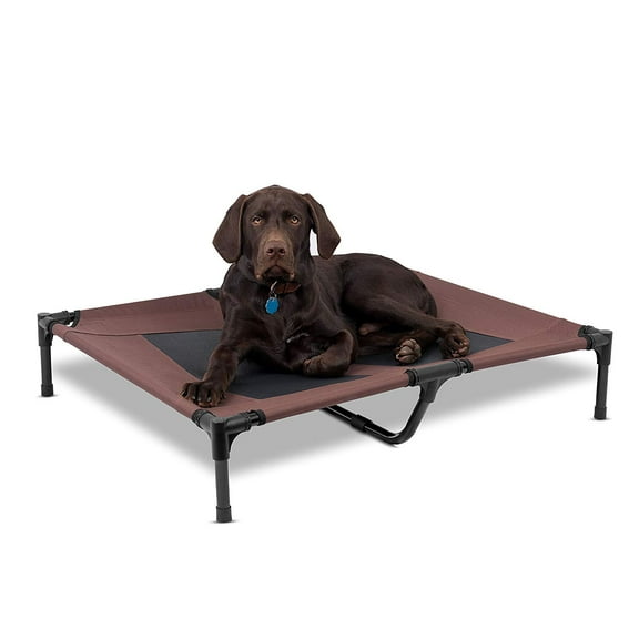 BirdRock Home Medium Dog Cot - Brown - 36 x 30"