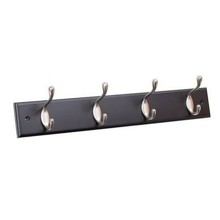 BirdRock Home Oval Hook Coat and Hat Rack - 4 Hooks