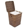 thumbnail image 1 of BirdRock Home Rattan Peel Hamper with Lid, 1 of 6