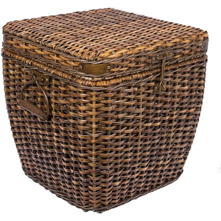 BirdRock Home Rattan Peel Storage Cube
