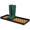 thumbnail image 1 of BirdRock Home Rubber Boot Tray with Coir Insert - 34 inch Decorative Boot Tray for Entryway , 1 of 9