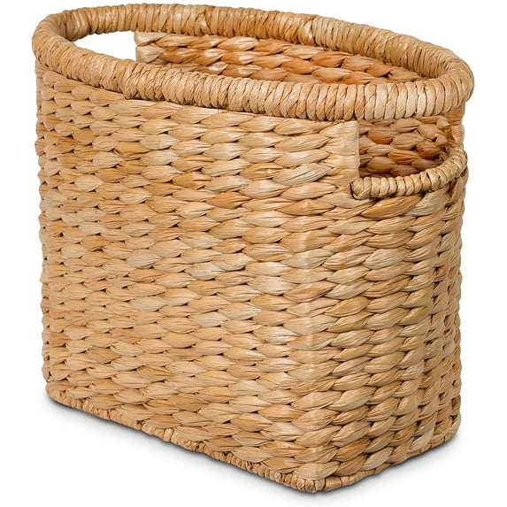 BirdRock Home Seagrass Magazine Basket - Natural