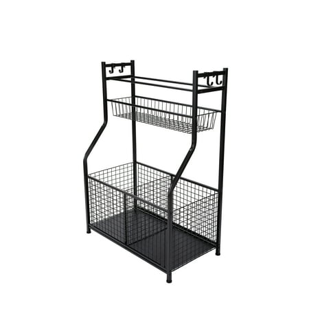 BirdRock Home Sports Equipment Ball Storage Rack for Garage - 4 Hooks