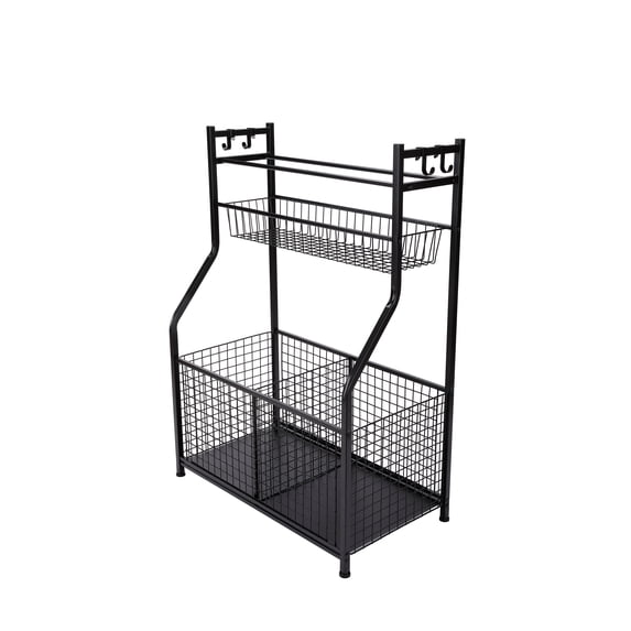 BirdRock Home Sports Equipment Ball Storage Rack for Garage - 4 Hooks