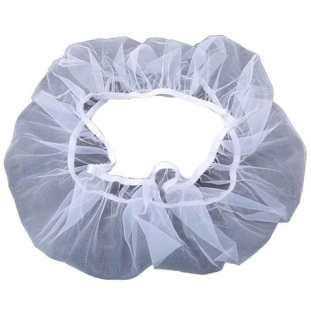 Birdcage Mesh Cover Stretchy Breathable Case Skirt Guard Garden White S