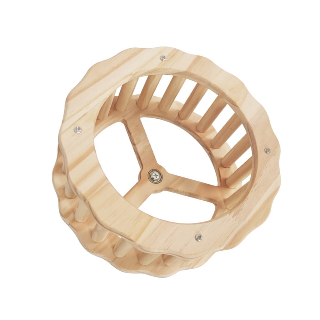 Birdcage Perch Rotating Wheel Toy Enriching Standing Wheel Pet Bird Supply