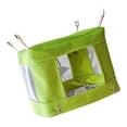 thumbnail image 1 of Birdcage Swing for Parrots Wood Nest Hammock Resting Perch for Pet Bird Entertainment and Physical Training, 1 of 10