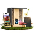 thumbnail image 1 of Birdfy AI Bird Feeder with Camera, Bamboo Wood Solar-Powered Bird Feeder Camera, Bird Camera with Free Lifetime AI Identification, Auto Bird Capture & Real-Time Notifications, Ideal Gift, 1 of 11