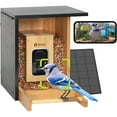 thumbnail image 1 of Birdfy AI Smart Bird Feeder with Camera, High-End Bamboo, Mini in Size, Solar Powered, Permanent AI Identifies 6000+ Bird Species with Motion Detection, Ideal Gift Present, 1 of 8