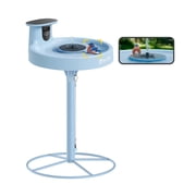 Birdfy Smart Bird Bath with Camera and Stand, Solar-Powered Fountain, Dual-Lens for Bird Watching, Auto Capture & Lifetime AI