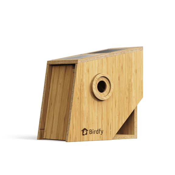 Birdfy Smart Bird Houses for Outside Solar Powered, 1080P HD Live View Bird House with Camera, Perfect Viewing Bird Nesting and Hatching, Bird Feeder with Camera for Most Birds