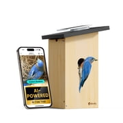 Birdfy Smart Bird Houses for Outside Solar Powered, 1080P HD Live View Bird House with Camera, Perfect Viewing Bird Nesting and Hatching, Bird Feeder with Camera for Most Birds
