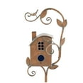 thumbnail image 1 of Birdhouse Garden Stakes, Metal Bird House with Pole Suitable for Hummingbirds, Garden Outdoor Metal Birdhouse Decoration Bird Houses for Courtyard Backyard Patio Outdoor Garden Decor Copper Birdhouse, 1 of 1