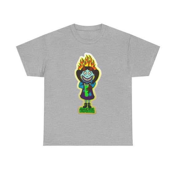 Birdhouse Klein Skateboarding Vintage Retro 90s Skate T Shirt Print - Sport Grey / S