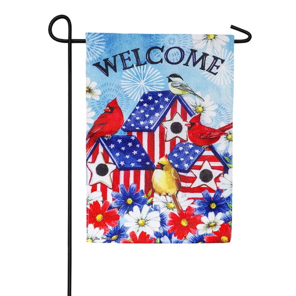 Birdhouse Rustic Country Wildlife Nesting Box Theme Outdoor Accent Decor, 28x40 POLE NOT INCLUDED