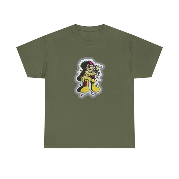 Birdhouse Voodoo Doll Berra Santos Vintage Skateboard 02 Classic TShirt Print - Military Green / 2XL