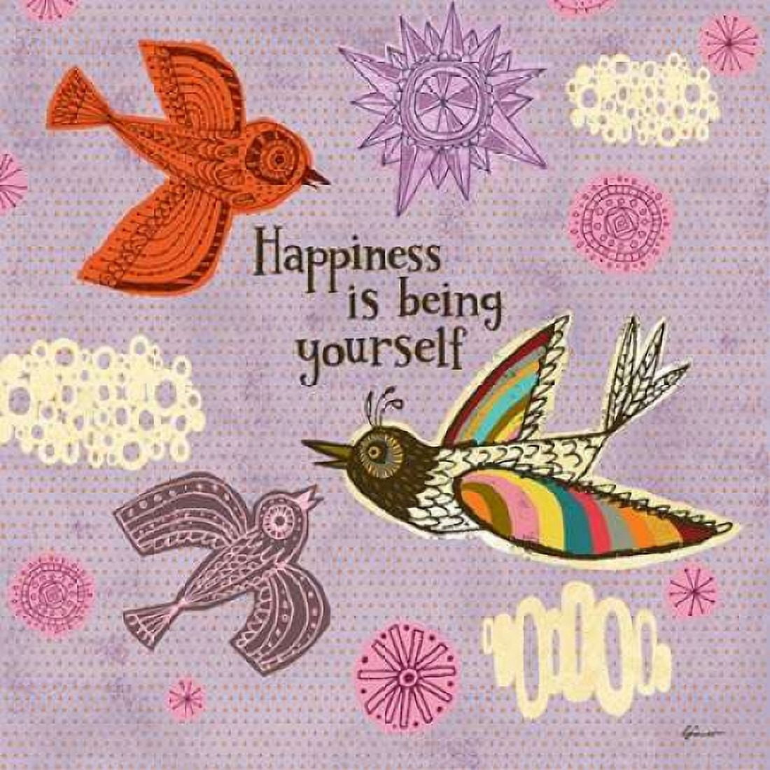 Birdie Bliss 4 Canvas Art - Richard Faust (24 x 24)