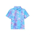 thumbnail image 1 of Birdie Bound Boys Beachy Palm Print Polo Top with UV 30, Sizes XS-XL, 1 of 3